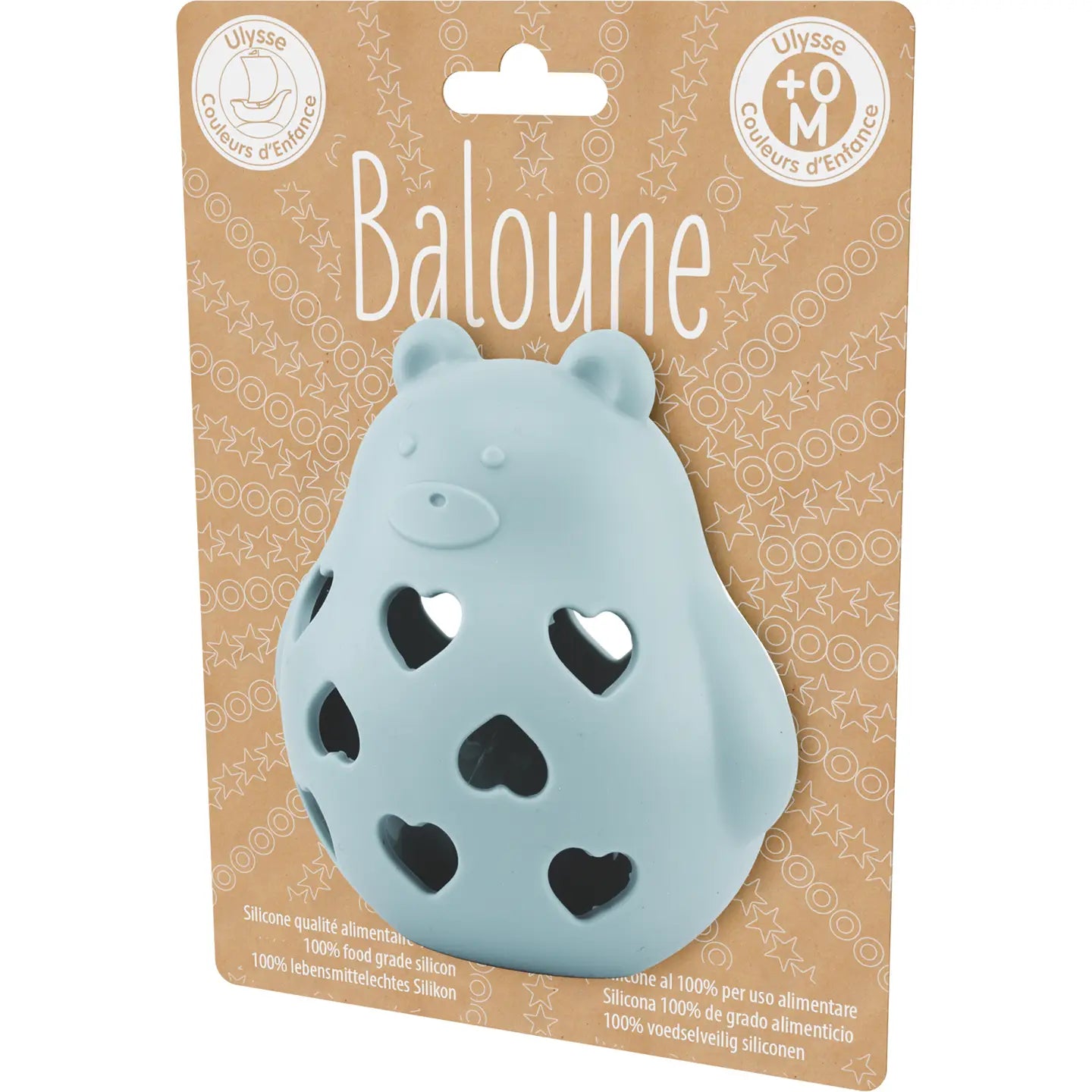 Ulysse Rassel Blauer Teddy aus Silikon