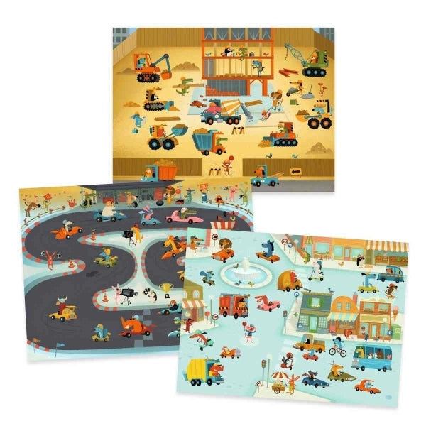 Djeco Rubbelbilder Asphalt