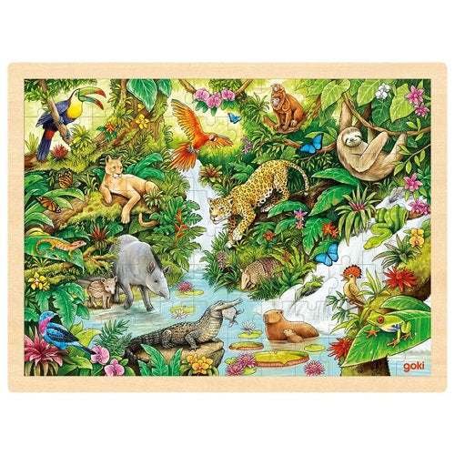 goki Holzpuzzle Dschungel