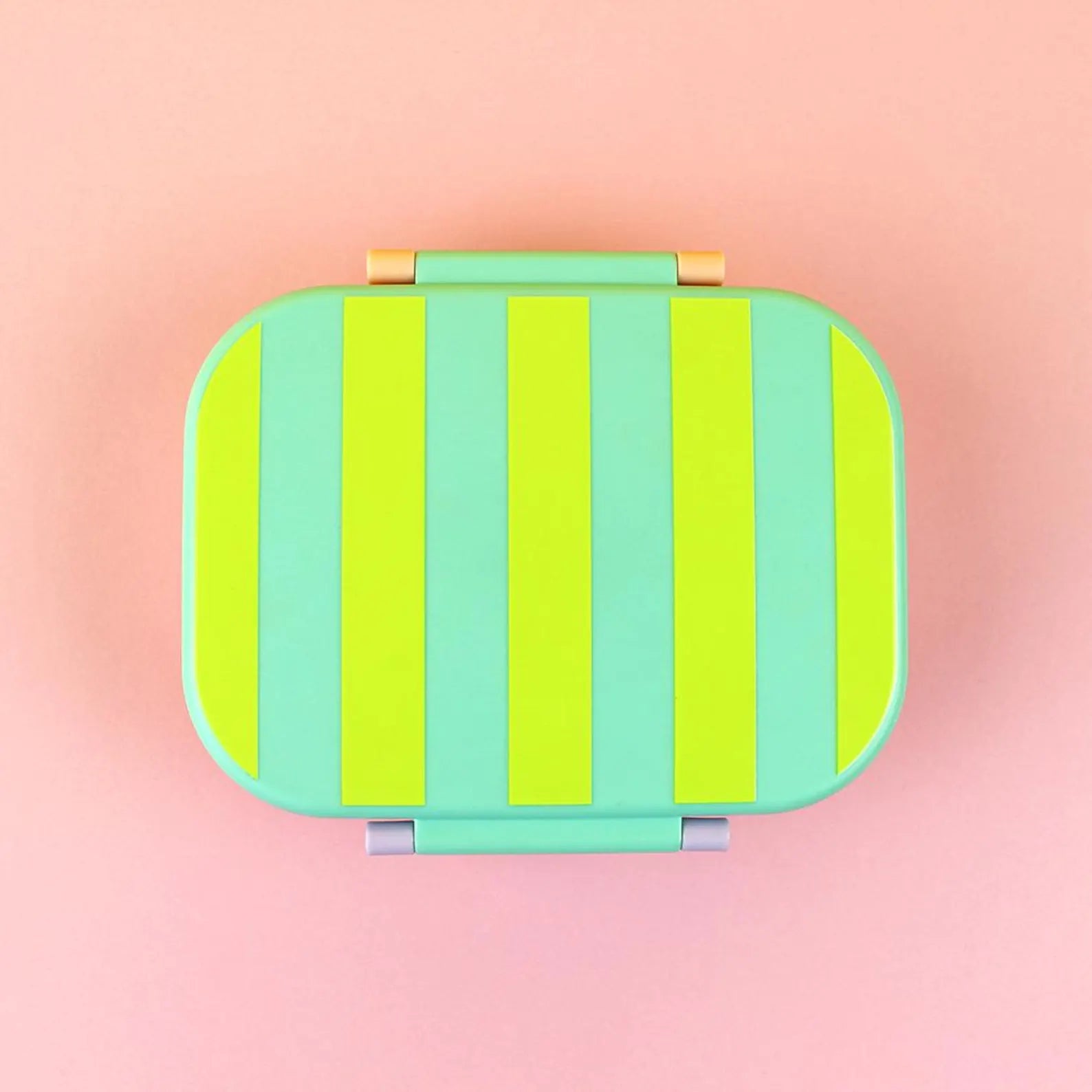 Ava&Yves Brotdose mint/gelb/apricot