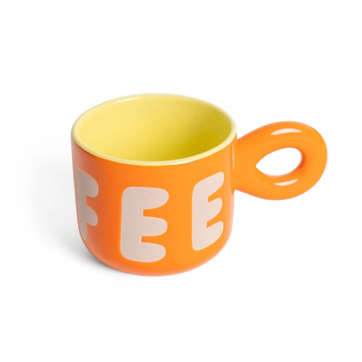 Helio Feretti Tasse Coffee orange-gelb
