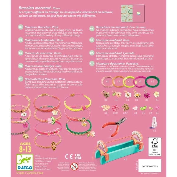 Djeco Makramee Armbänder