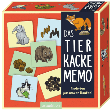 Ars Edition Das Tier Kacke Memo