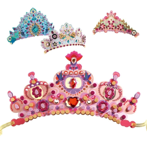 Djeco DIY 4 Mosaik-Diademe zum Dekorieren