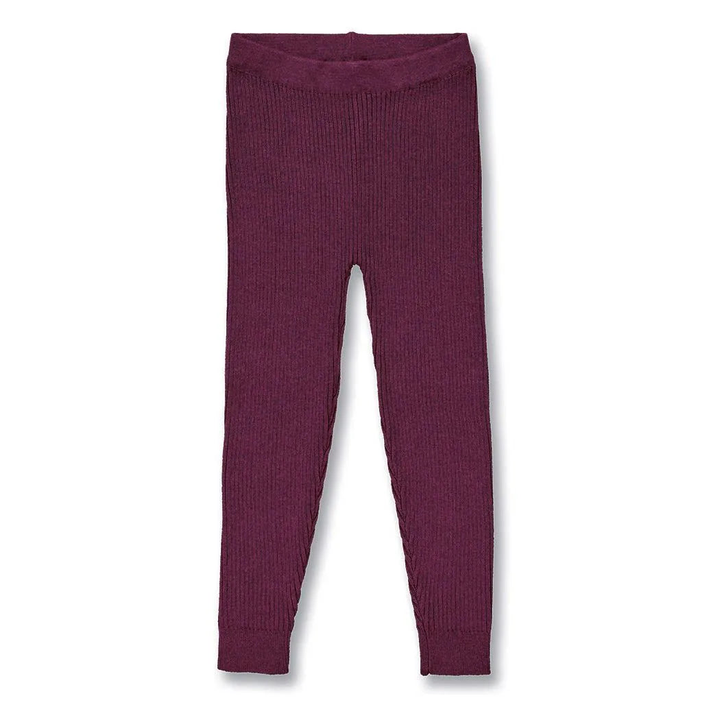 Sense Organics Baby Leggings Yuma Bordeaux Melange