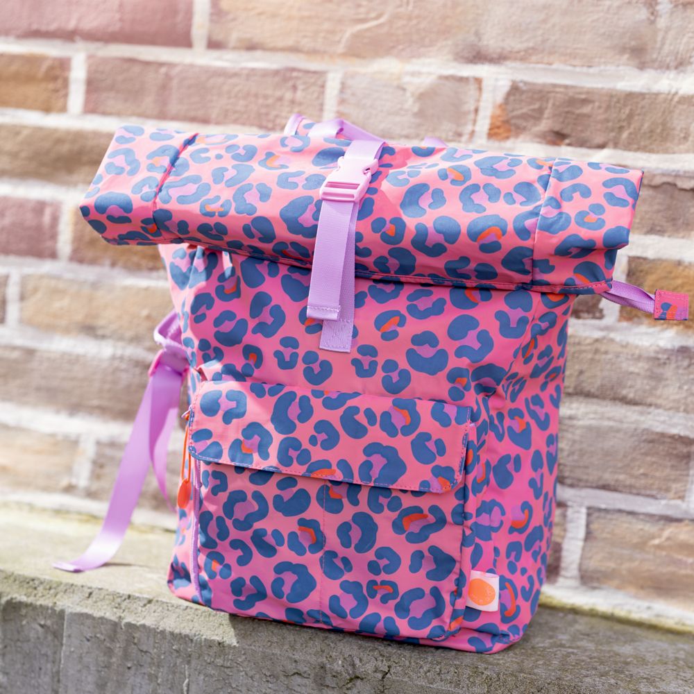 Die Spiegelburg Fahrradrucksack Leo pink shine bright (reflektierendes Material)