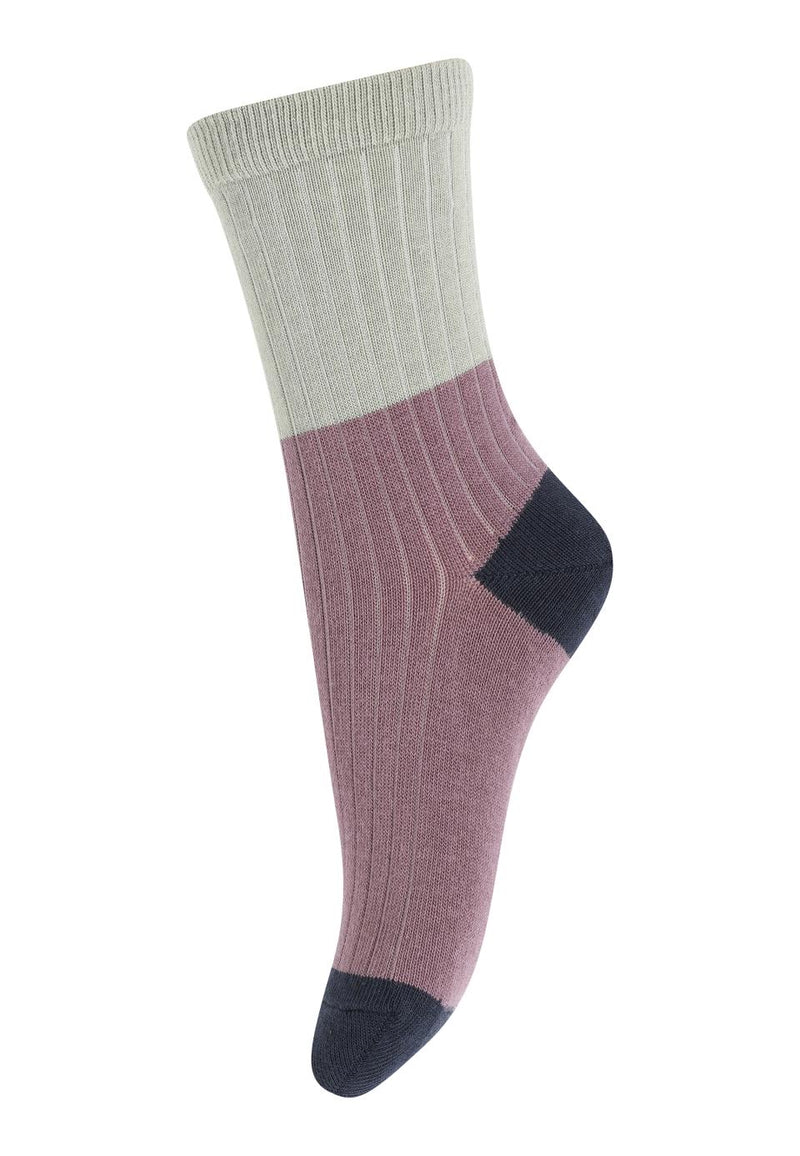 MELTON Socke Blockstre