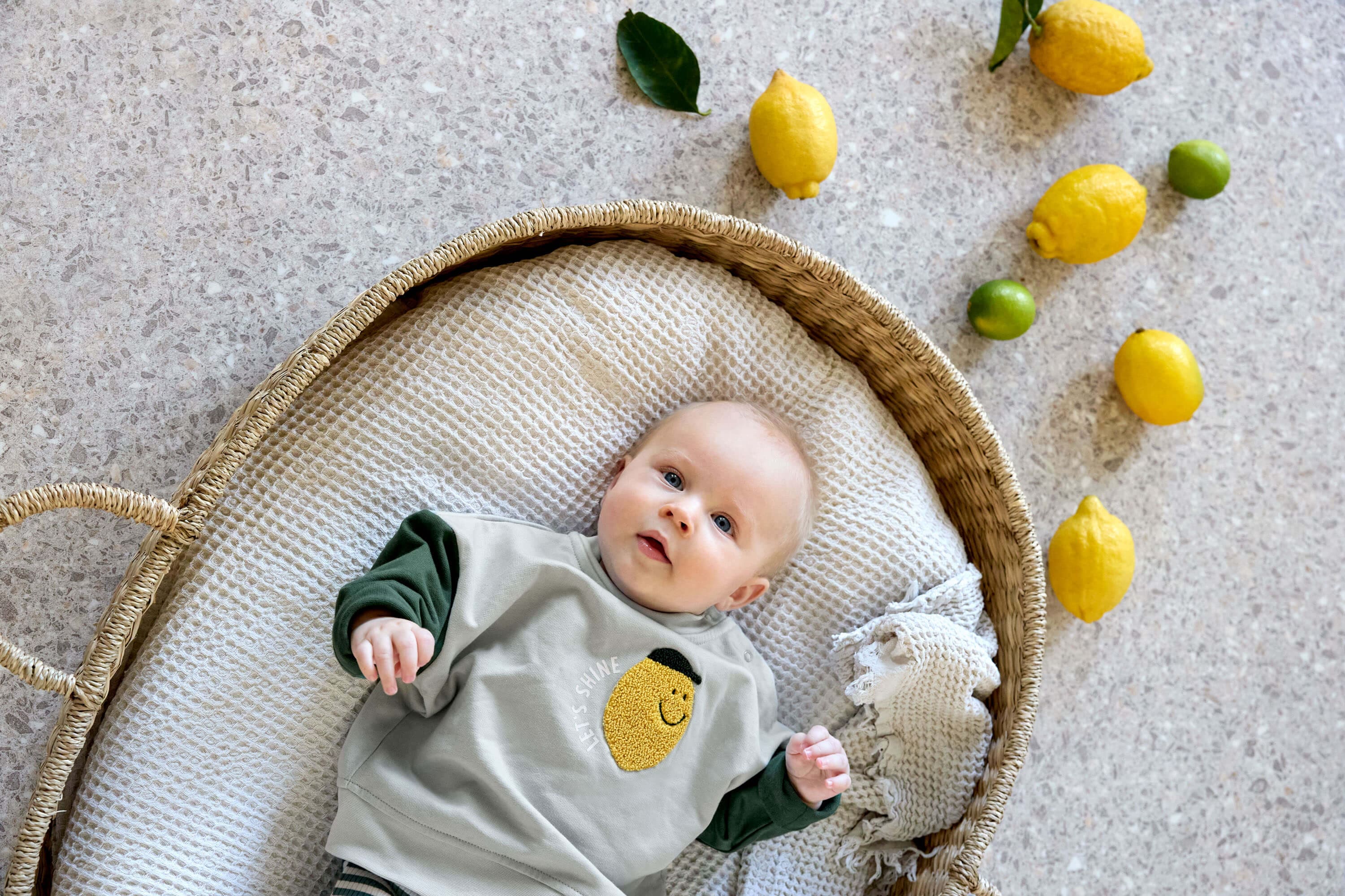 Lässig Sweater GOTS Lemon