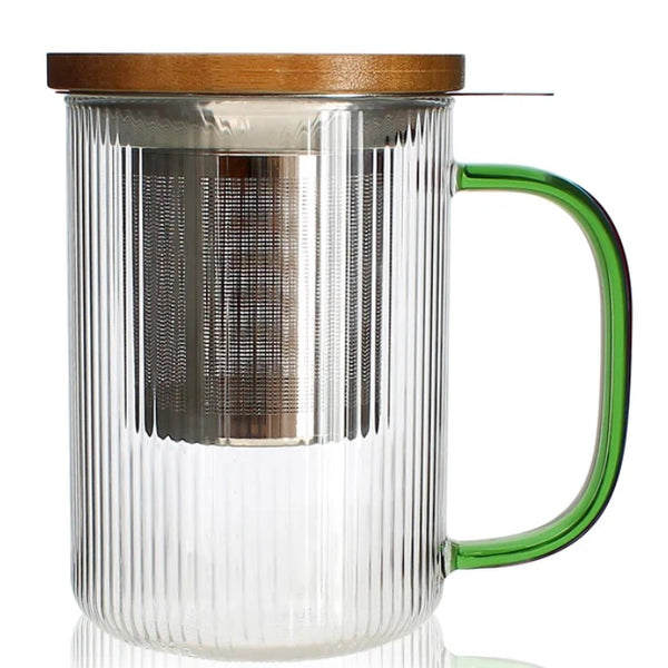 OGO Teetasse aus Glas grün 450 ml