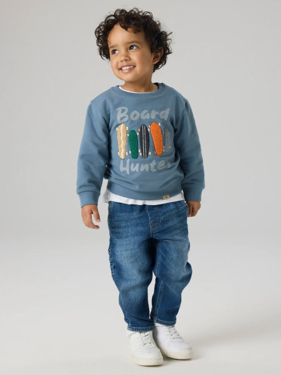 name it Sweatshirt Skateboards (nmmniel) blau
