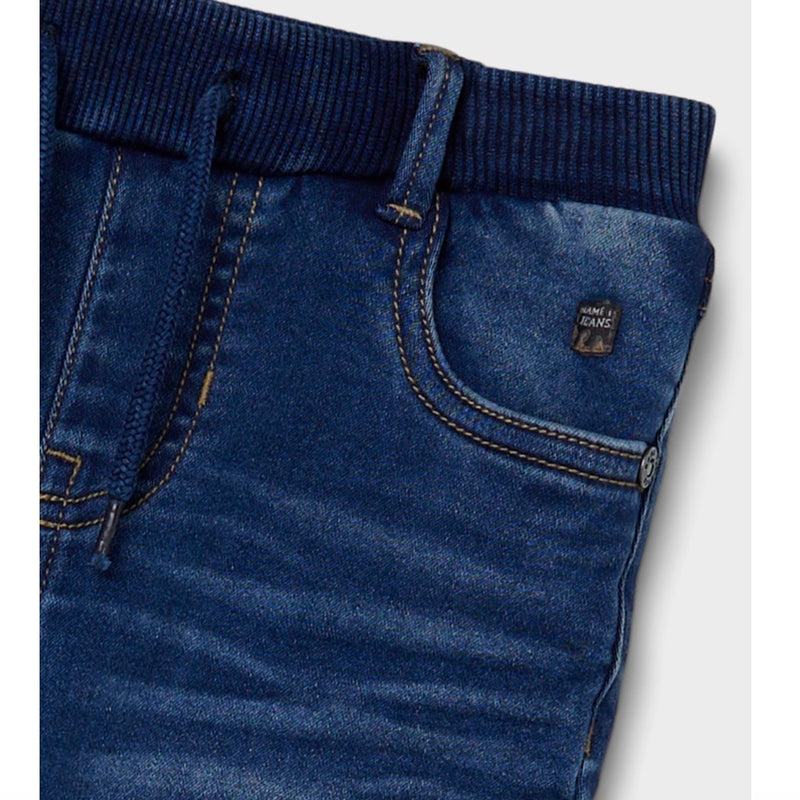 name it baggy Jeans mit Fleecefutter Medium Blue Denim (nmmben)