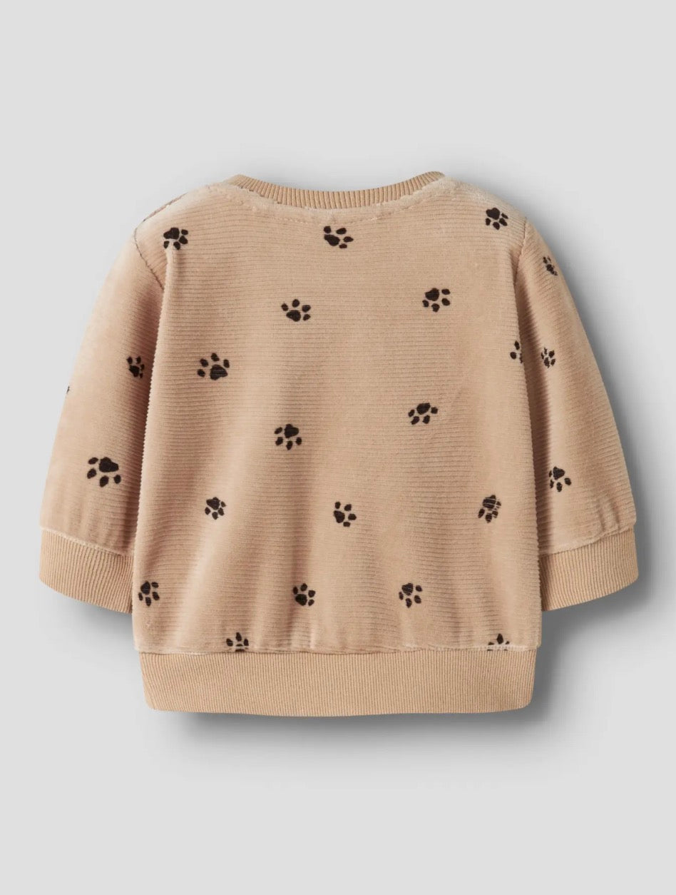 name it Baby Sweatshirt velours (nbmnorden) Sesam