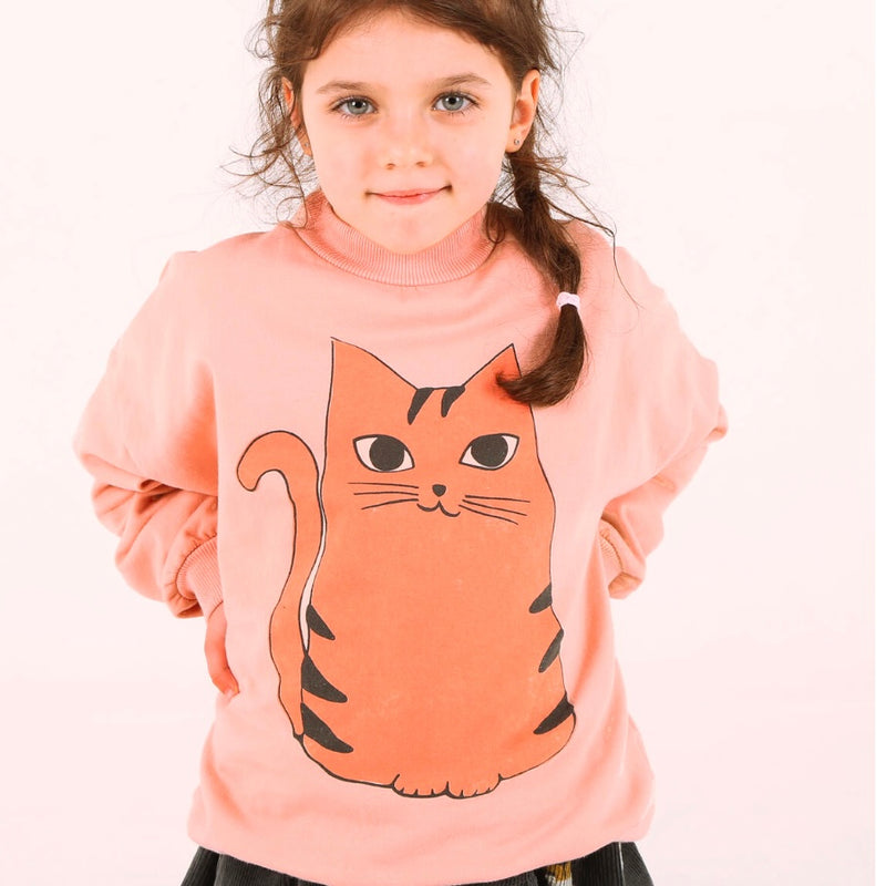 lötiekids Sweatshirt Red Cat