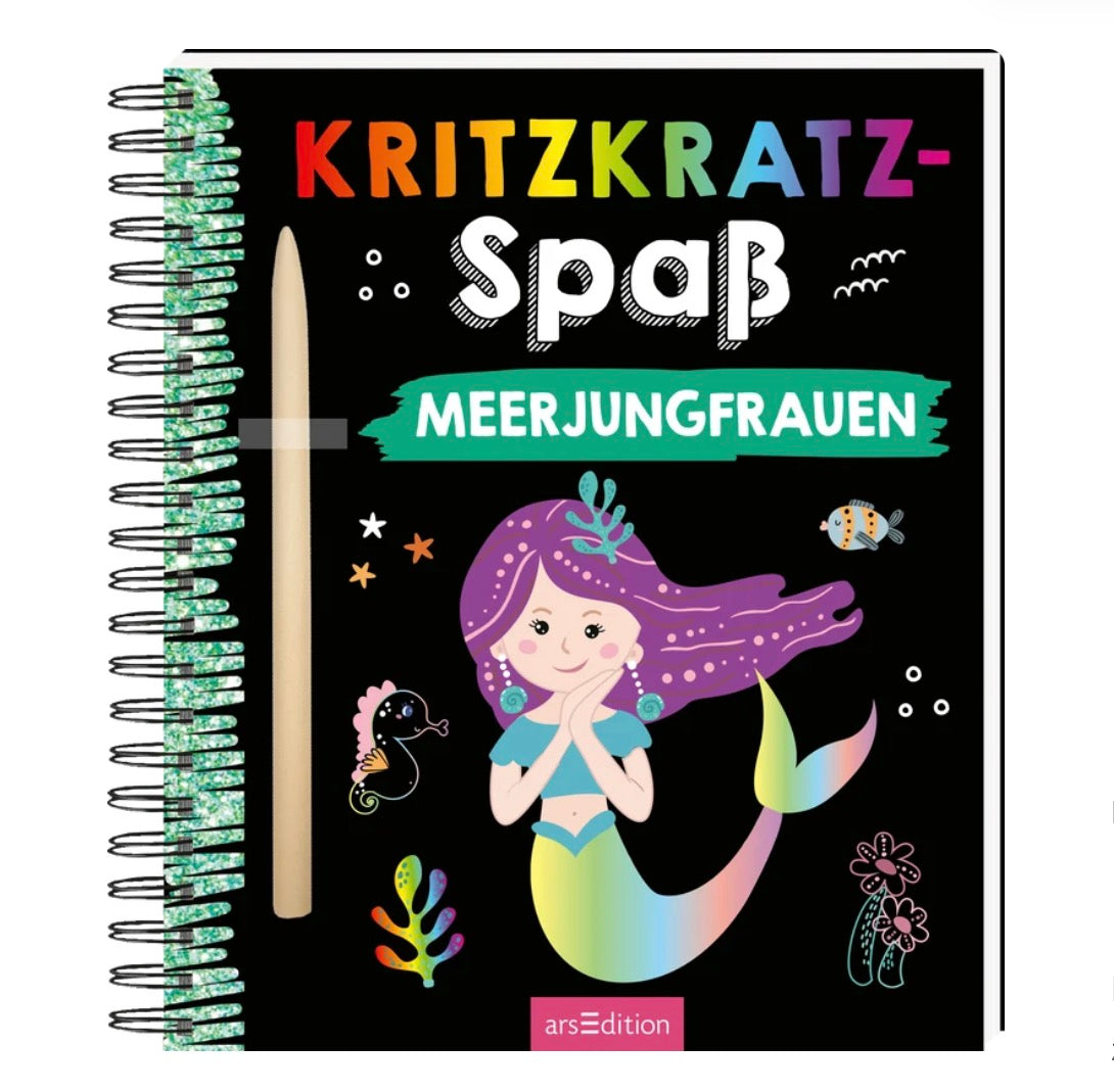 arsEdition Kritzkratz-Spaß Meerjungfrauen