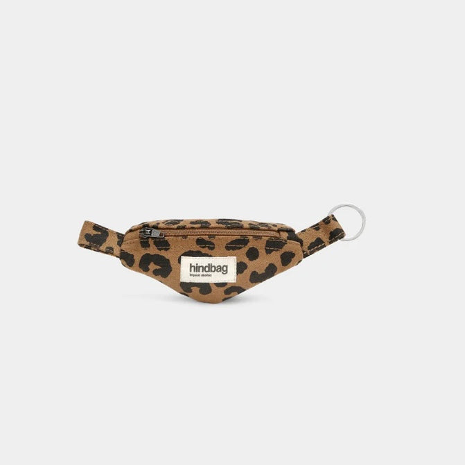 Hindbag Schlüsselanhänger Come Leopard Cannelle