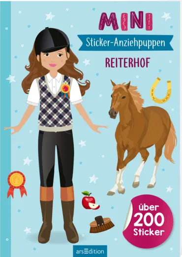 arsEdition Mini Sticker- Anziehpuppen Reiterhof