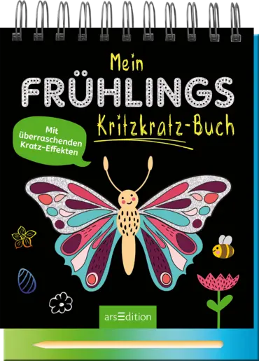 arsEdition Mein Frühlings Kritzkratz- Buch