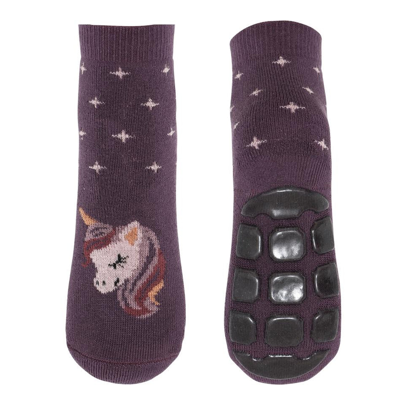 Melton Rutschfeste Socken  mit Einhorndruck
