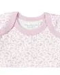 Sense Organics Langarm Baby Body YVON Rosa Kringel Druck