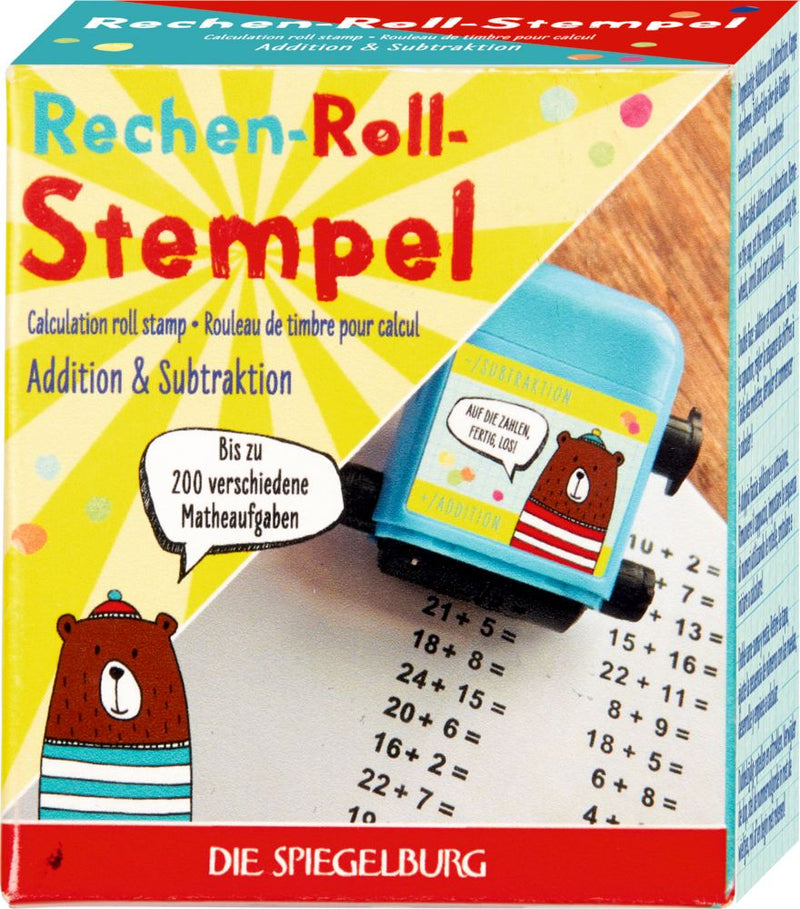Die Spiegelburg Rechen-Roll-Stempel