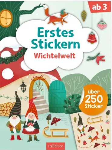 arsEdition Erstes Stickern Wichtelwelt