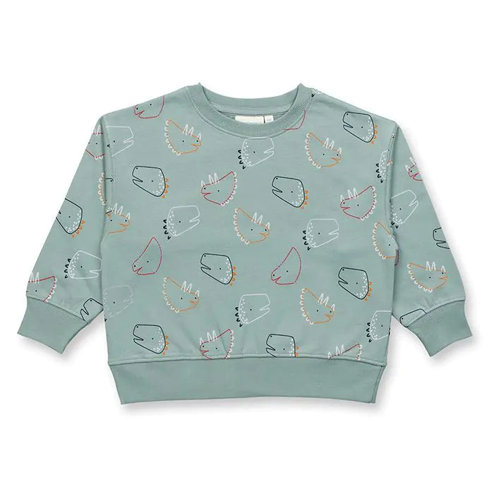 Sense Organics Sweatshirt DARI Dino Heads