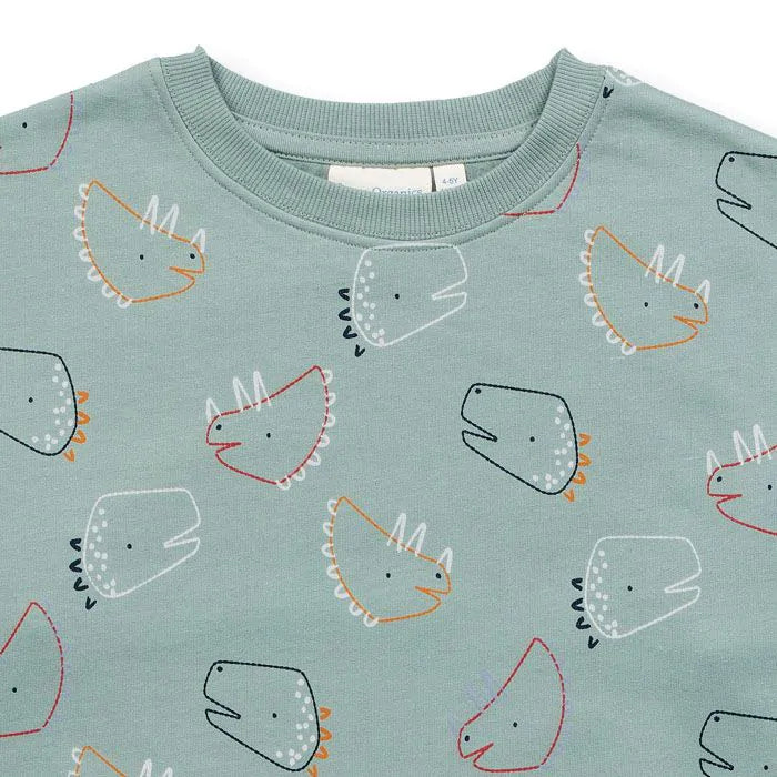 Sense Organics Sweatshirt DARI Dino Heads