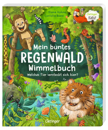 Oetinger Mein buntes Regenwald Wimmelbuch