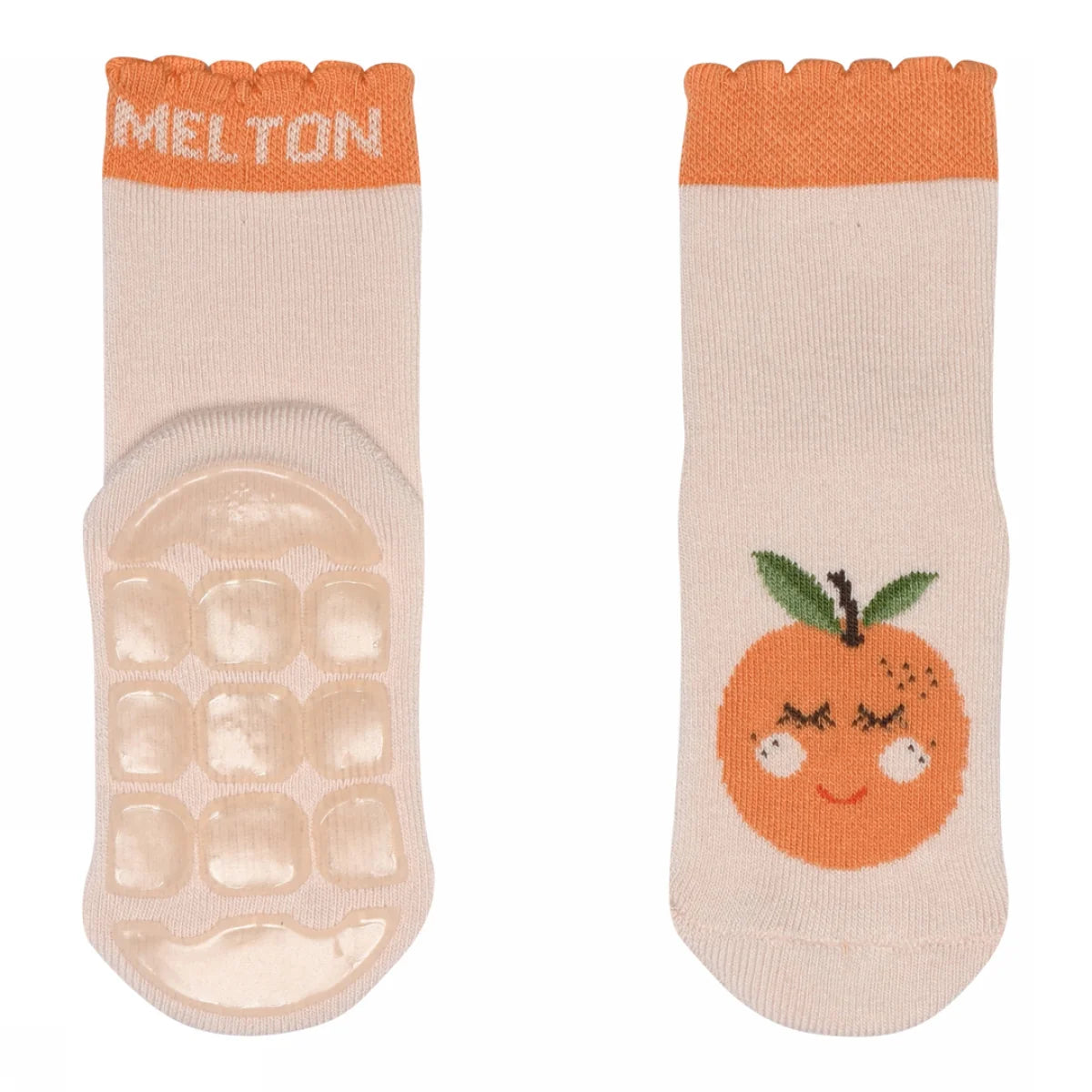Melton Stoppersocken Orange Socks