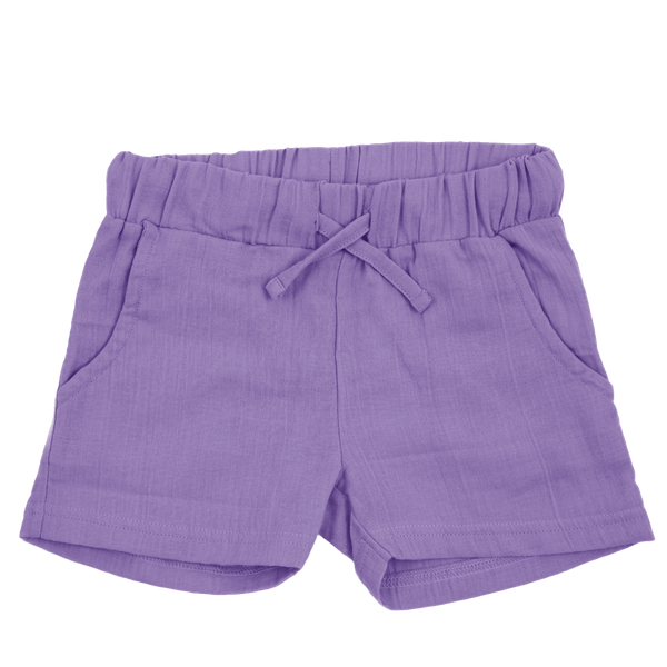maxomorra Shorts Muslin Solid Purple