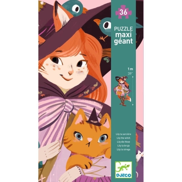 Djeco Bodenpuzzle Lily die Hexe