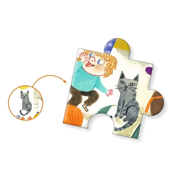 Djeco Wimmelpuzzle Geburtstag