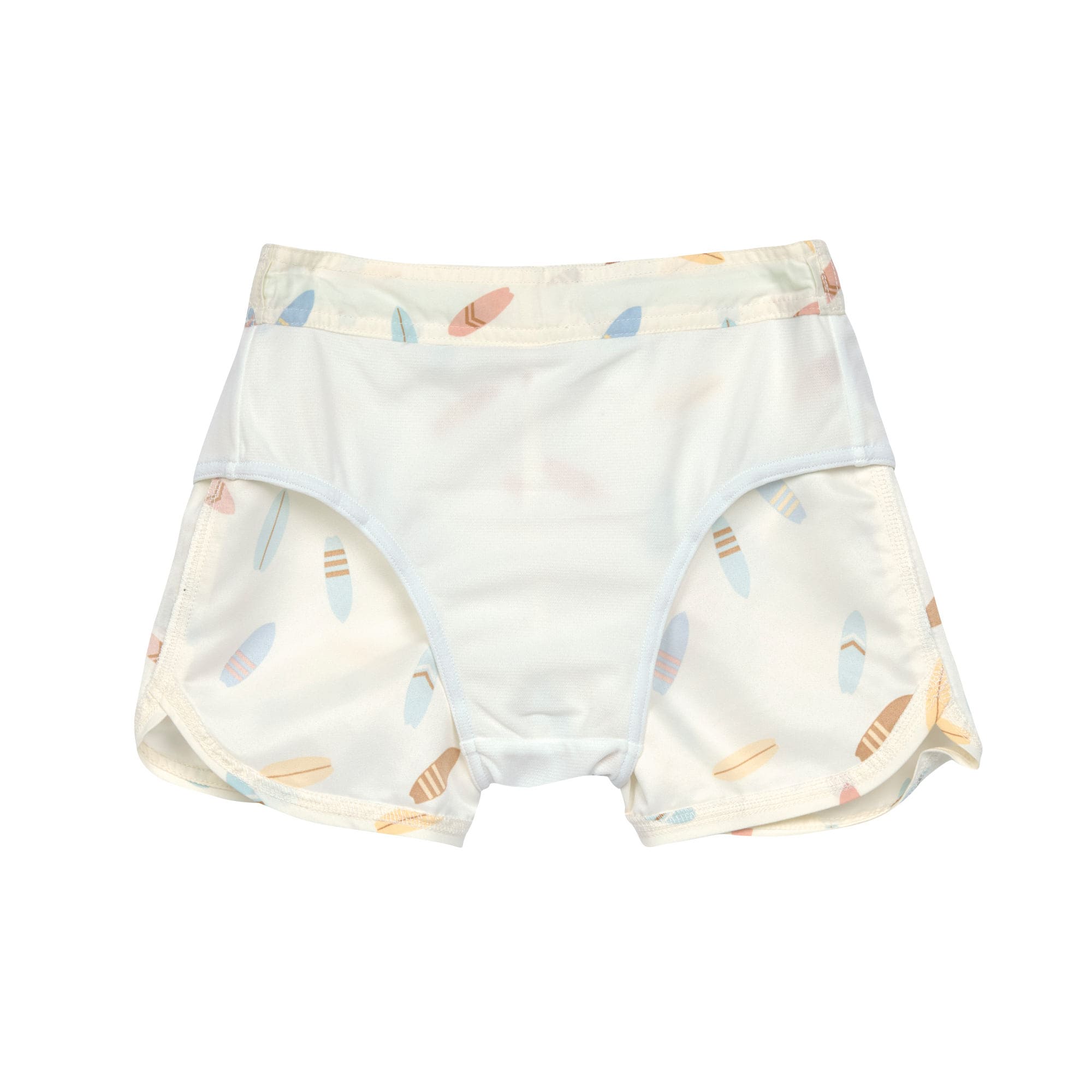 Lässig Badehose Surfbretter weiß