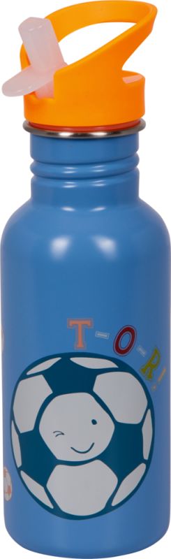 Die Spiegelburg Edelstahl Trinkflasche Fussball 0,5l