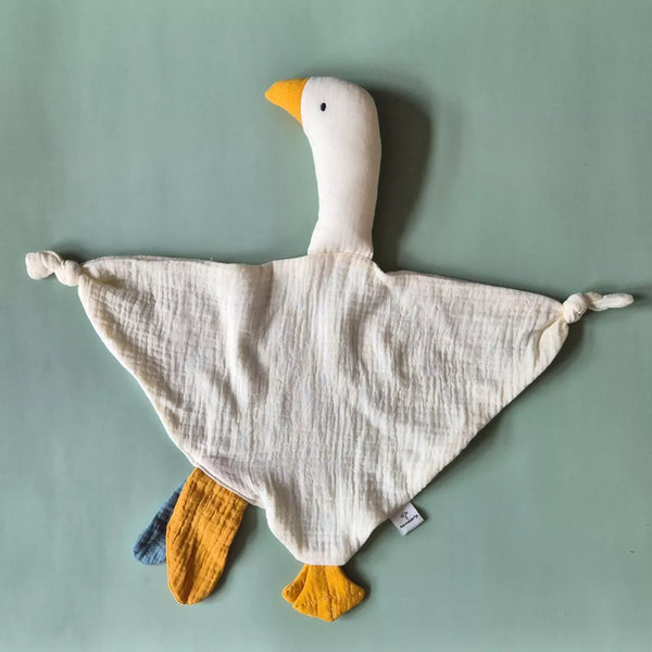 Rammelaartje Muslin Comforter Gans