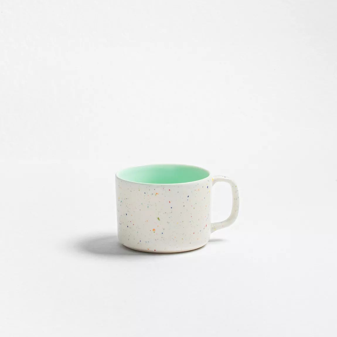 egg back home Breeze Party Out Stonewear Mug weiß/ grün