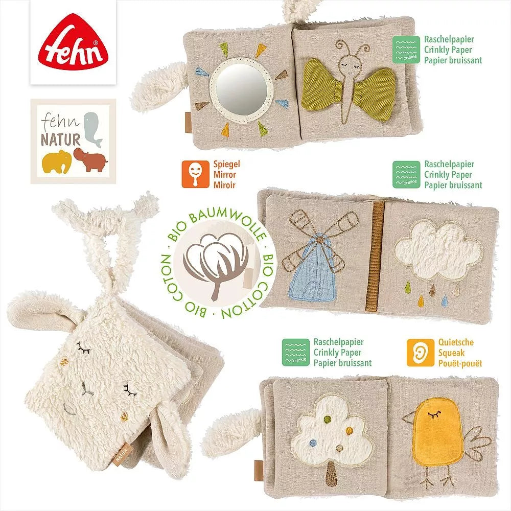 Fehn natur Stoffbuch Schaf