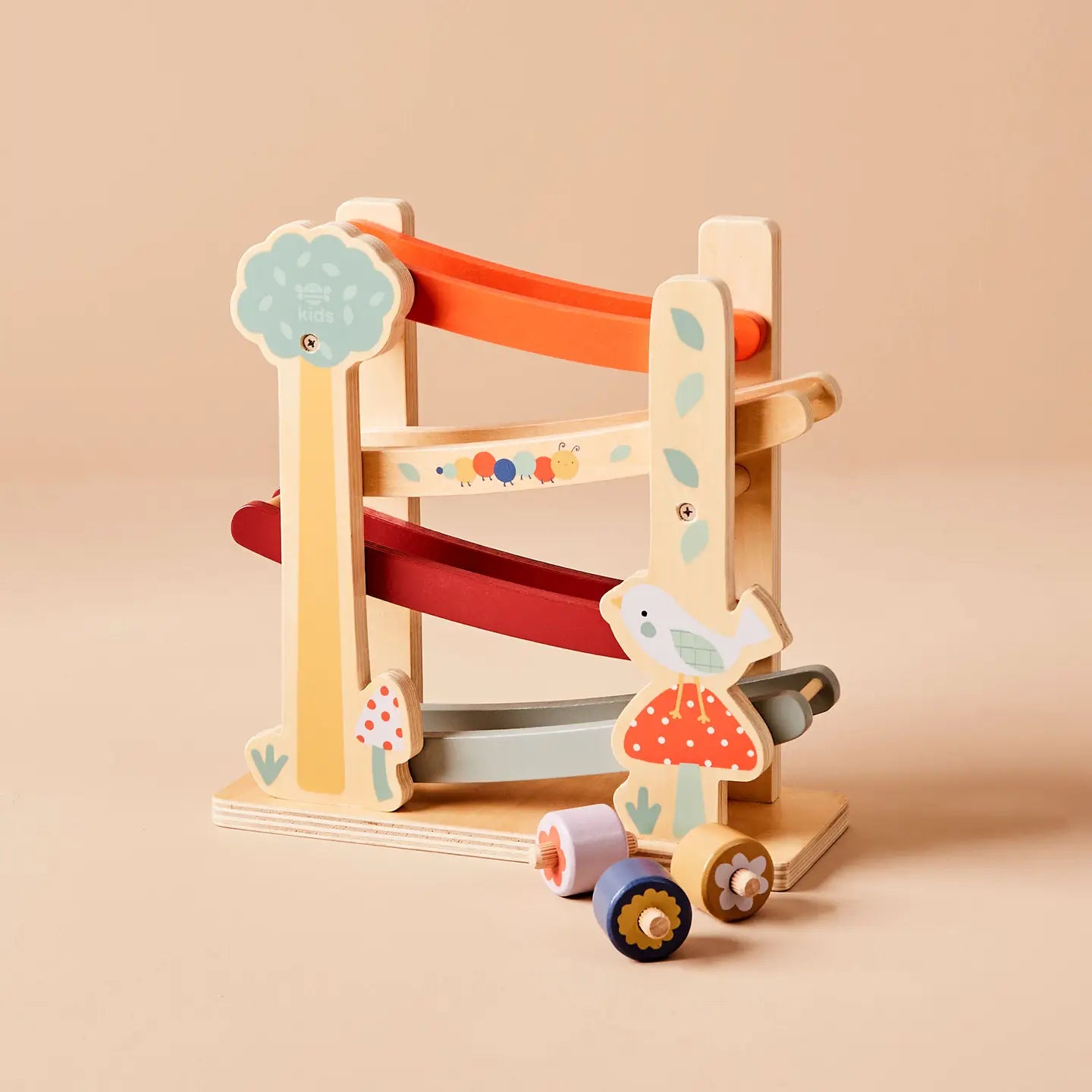 just bee kids Holz Rollbahn Garten