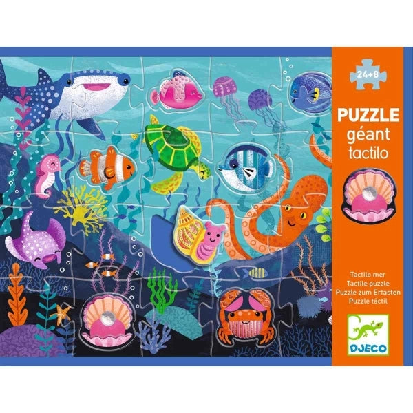 Djeco Tactilo Meer 24+8 Teile
