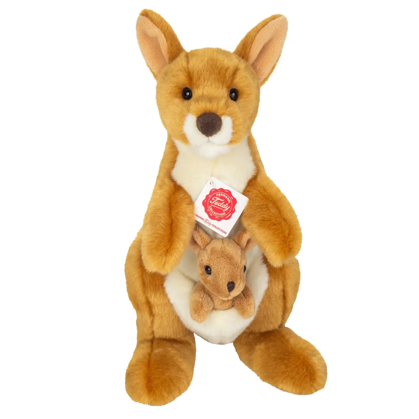 Teddy Hermann - Känguru mit Baby 30 cm