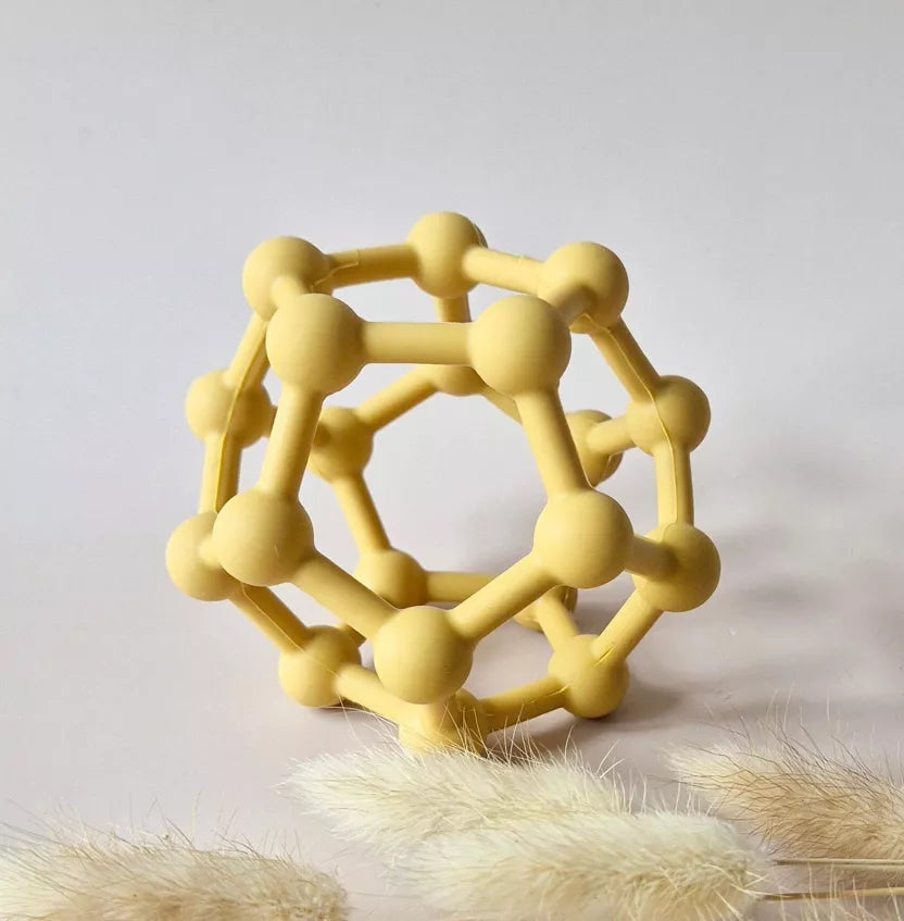 Rammelaartje Silikonball Ocker