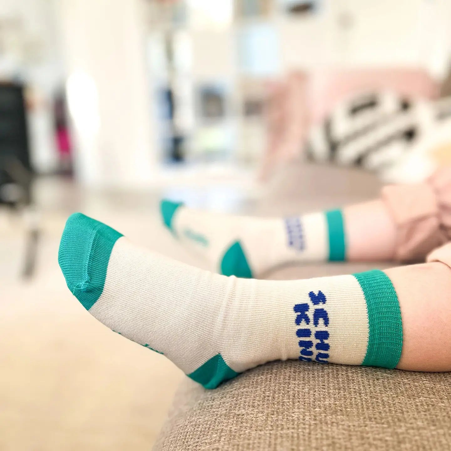 tinyday Socken Schulkind blau-grün 31-34