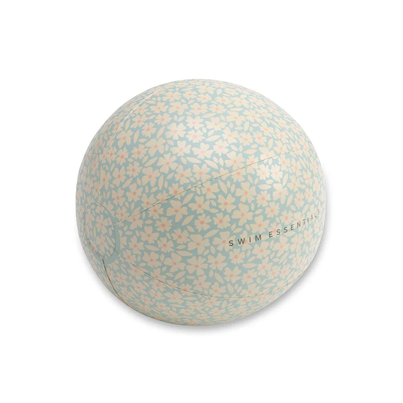 Swim Essentials Strandball Flowers grün