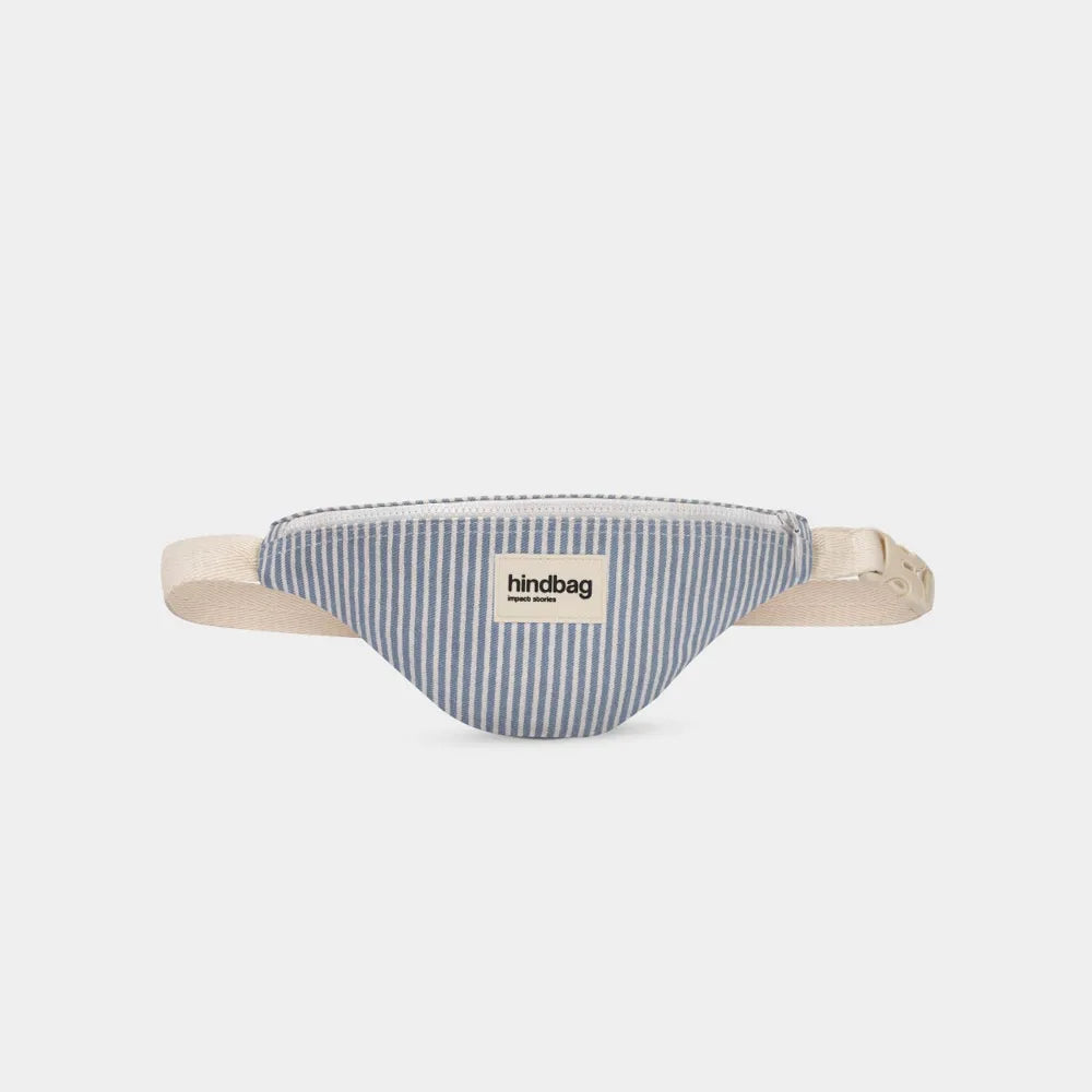 hindbag Bauchtasche Augustin blau gestreift