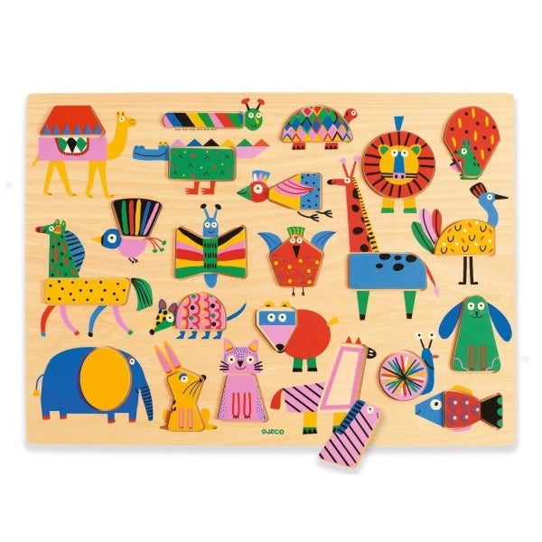 Djeco Riesenpuzzle Geo
