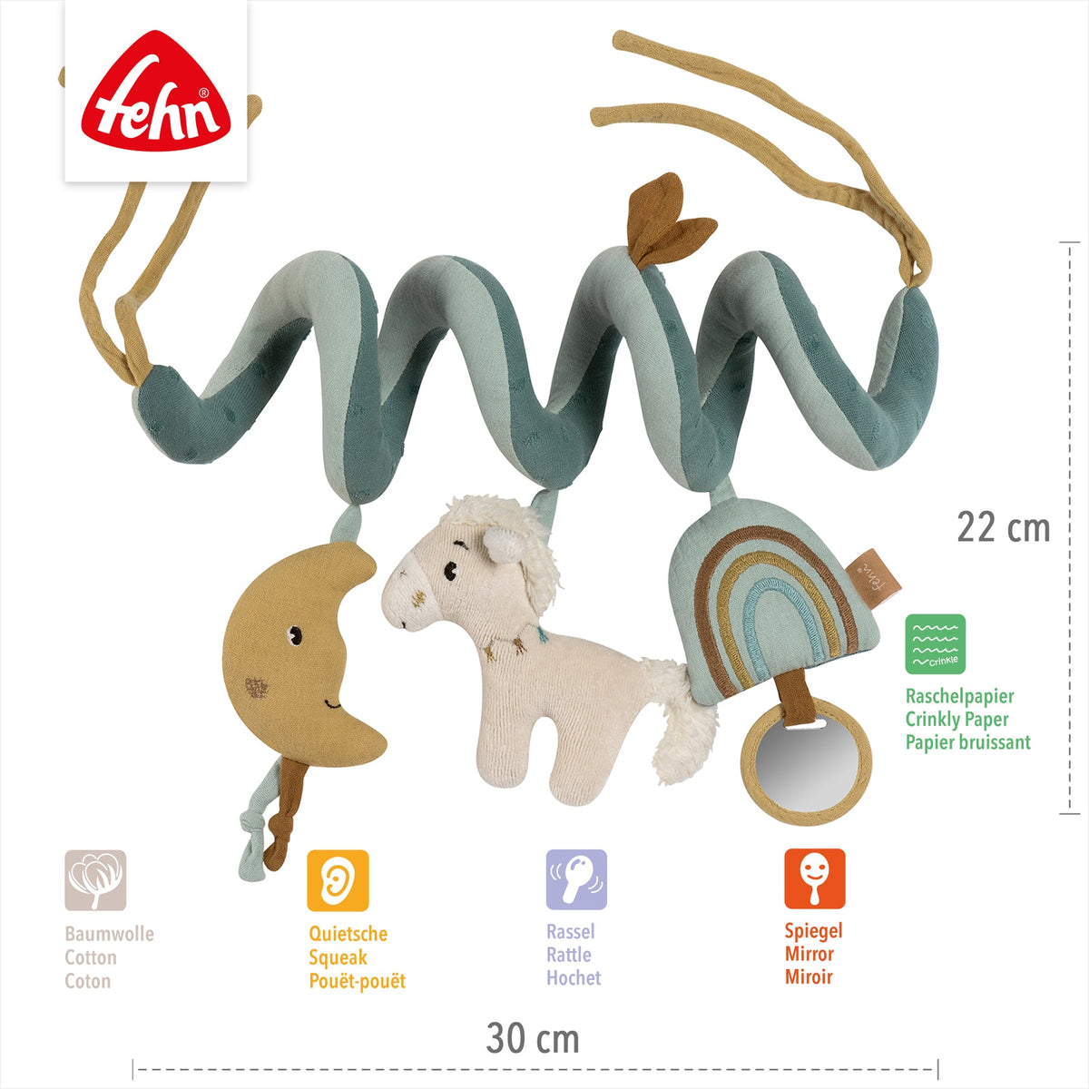 Fehn natur Activity Spirale Pferd