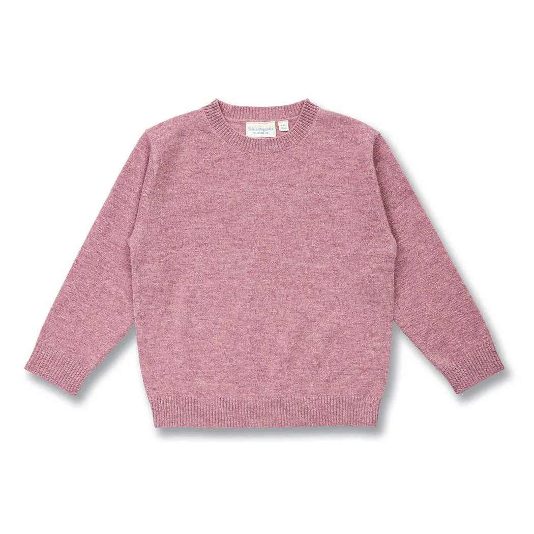 Sense Organics Pullover IKE Mauve Melange