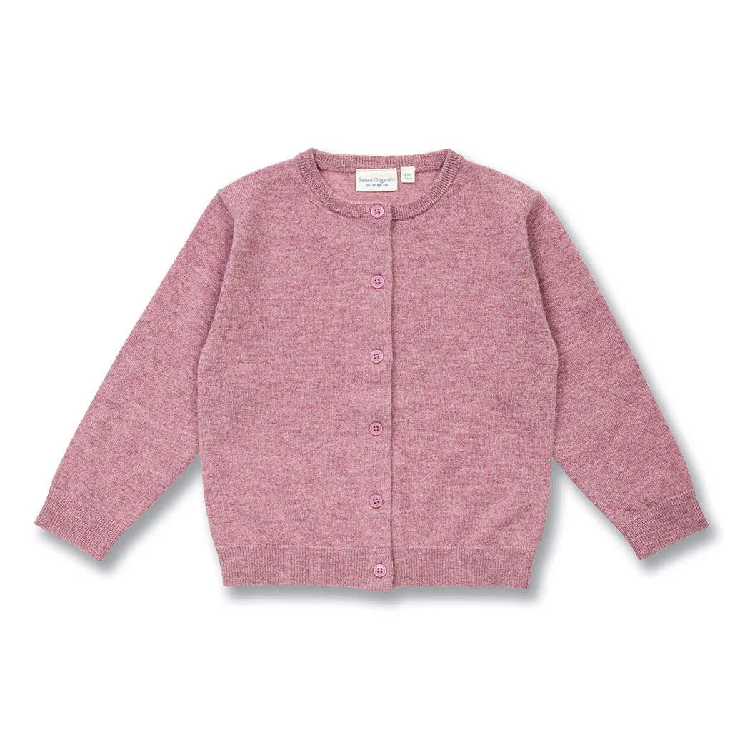 Sense Organics Cardigan VALISSA Mauve Melange