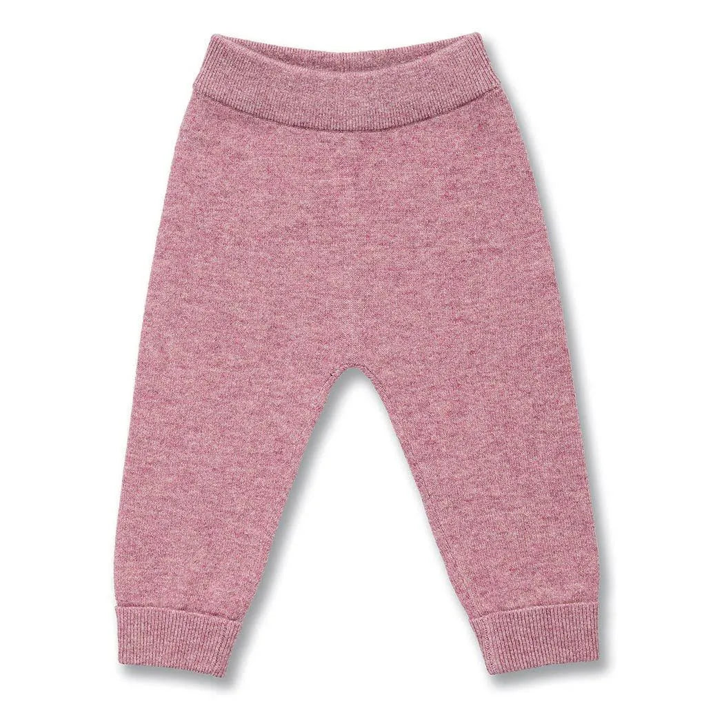 Sense Organics Baby Strickleggings PABLO Mauve Melange