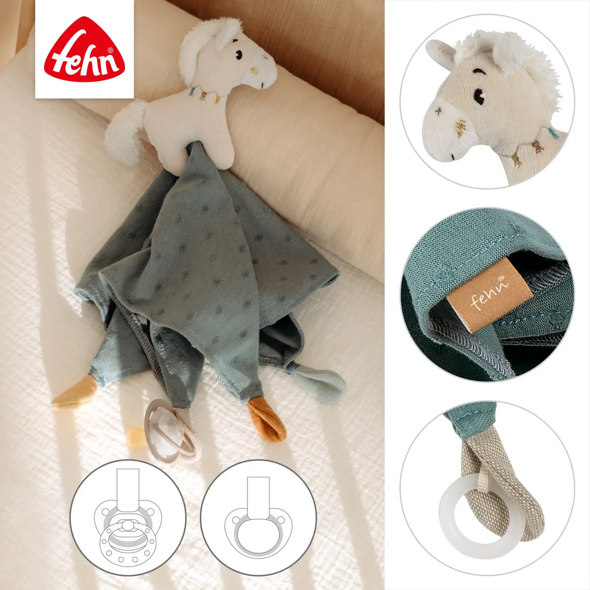 Fehn Schmusetuch Pferd